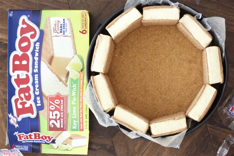 Key Lime Pie DIY Ice Cream Cake