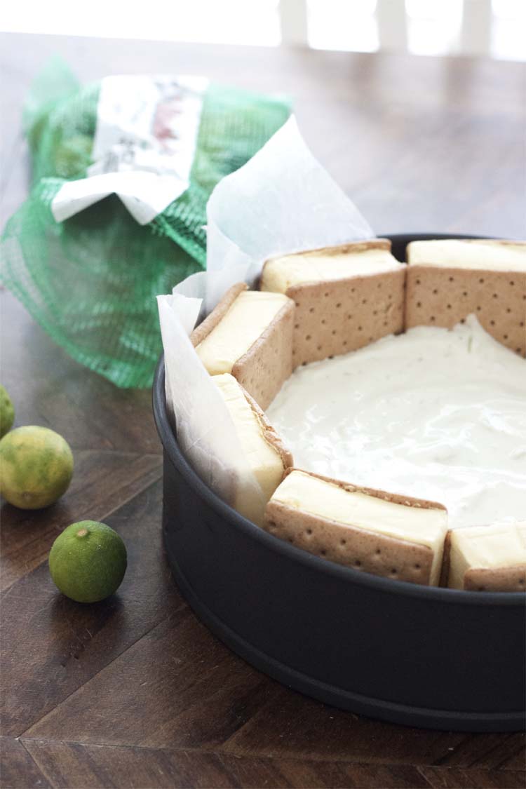 Key Lime Pie DIY Ice Cream Cake