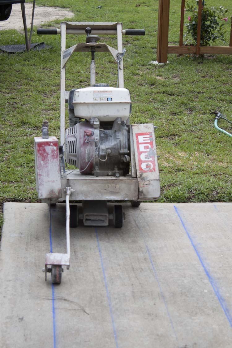 DIY Cement Tile Patio Makeover