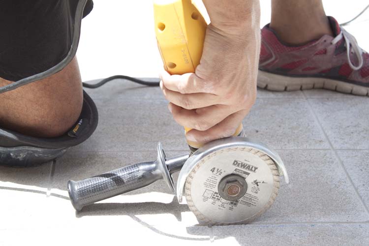 DIY Cement Tile Patio Makeover