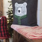 DIY Hand Stitched Bear Pillow
