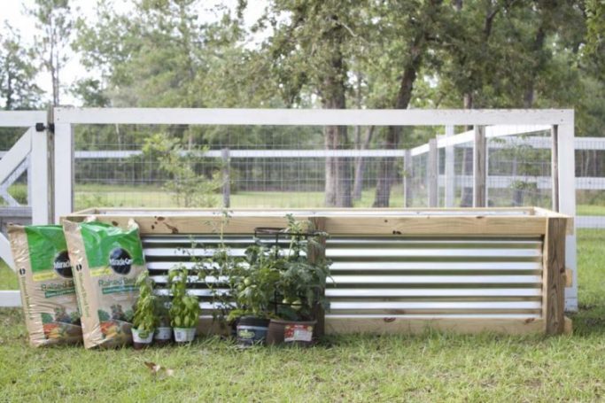 Modern DIY Garden Box