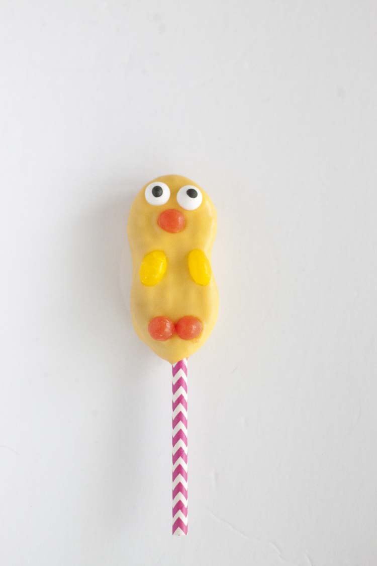 Easter Chick Cookie Pops