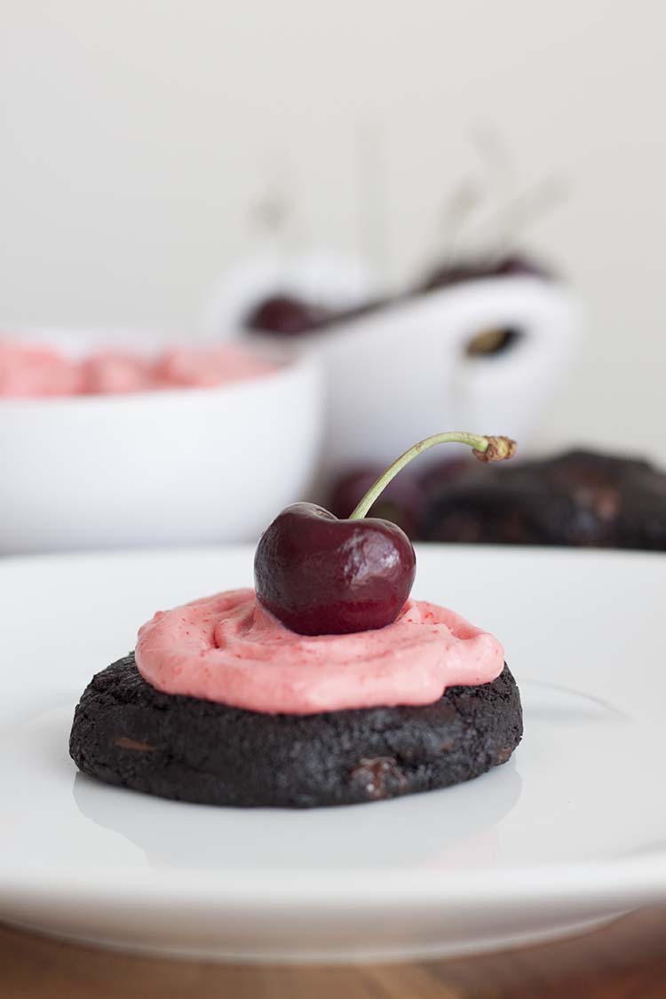 Double Dark Chocolate & Cherry Black Forest Cookies