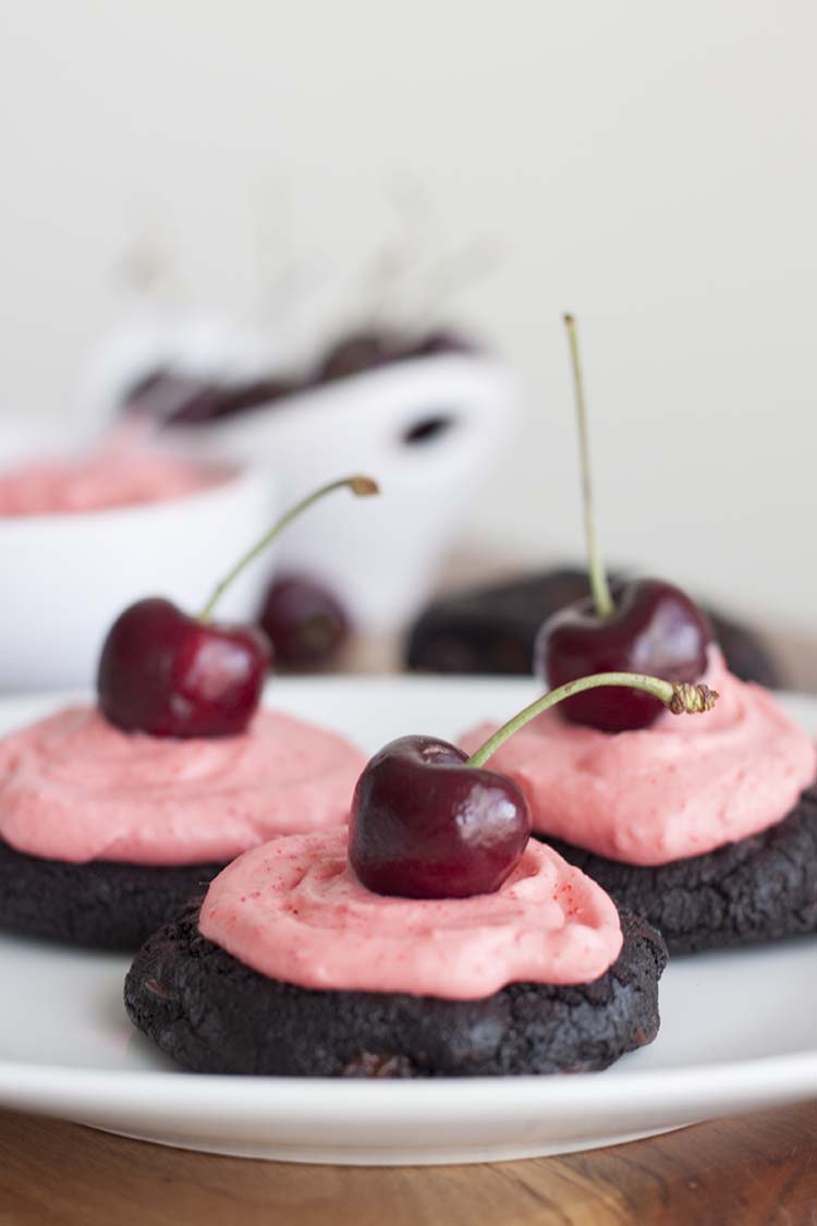 Double Dark Chocolate & Cherry Black Forest Cookies