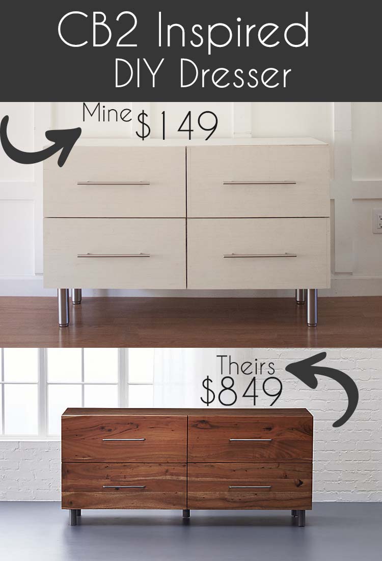 Mid Century Modern Diy Dresser Cb2 Inspired Southern Revivals