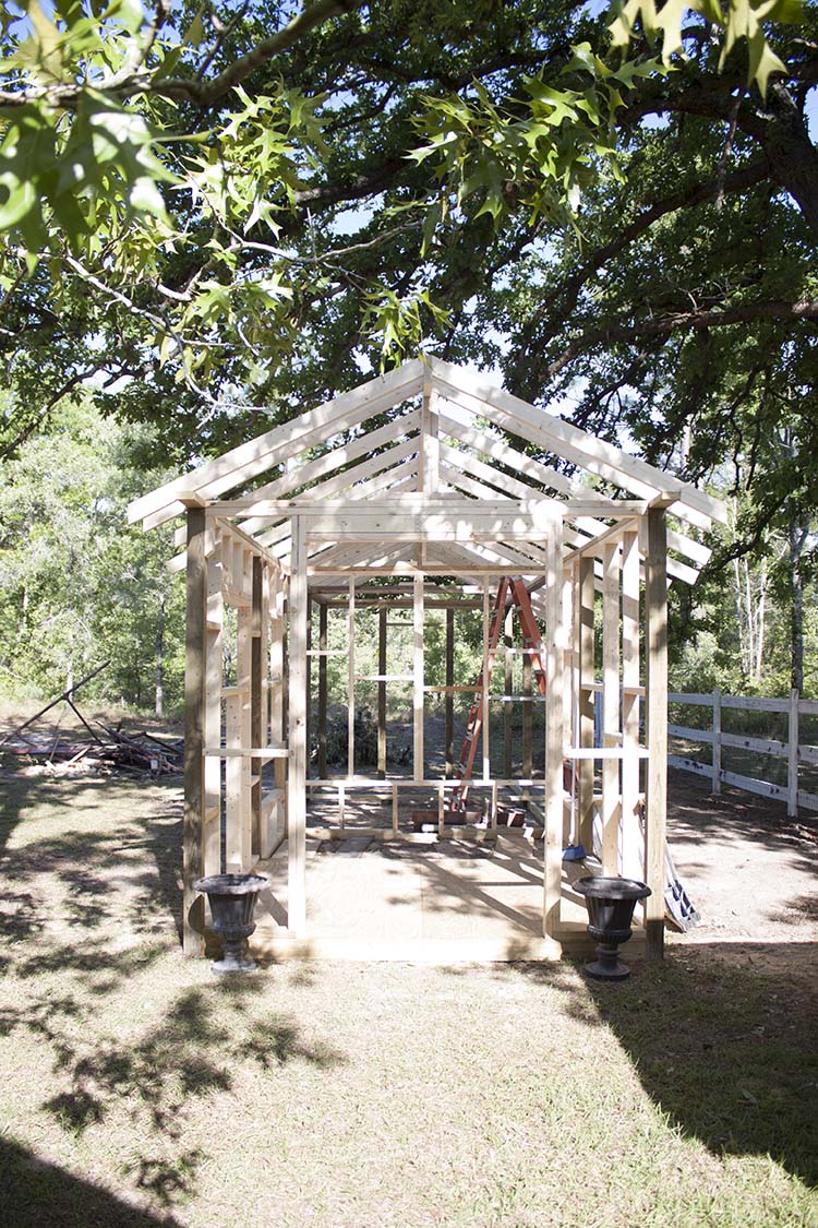 DIY Chicken Coop Framing