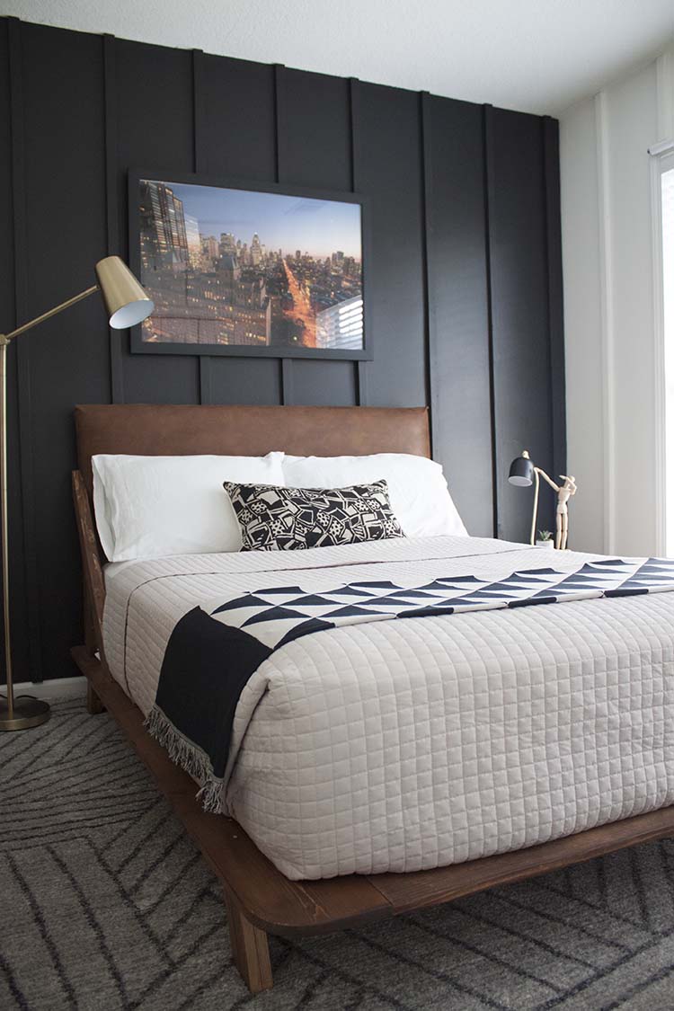 boys grey and white bedroom