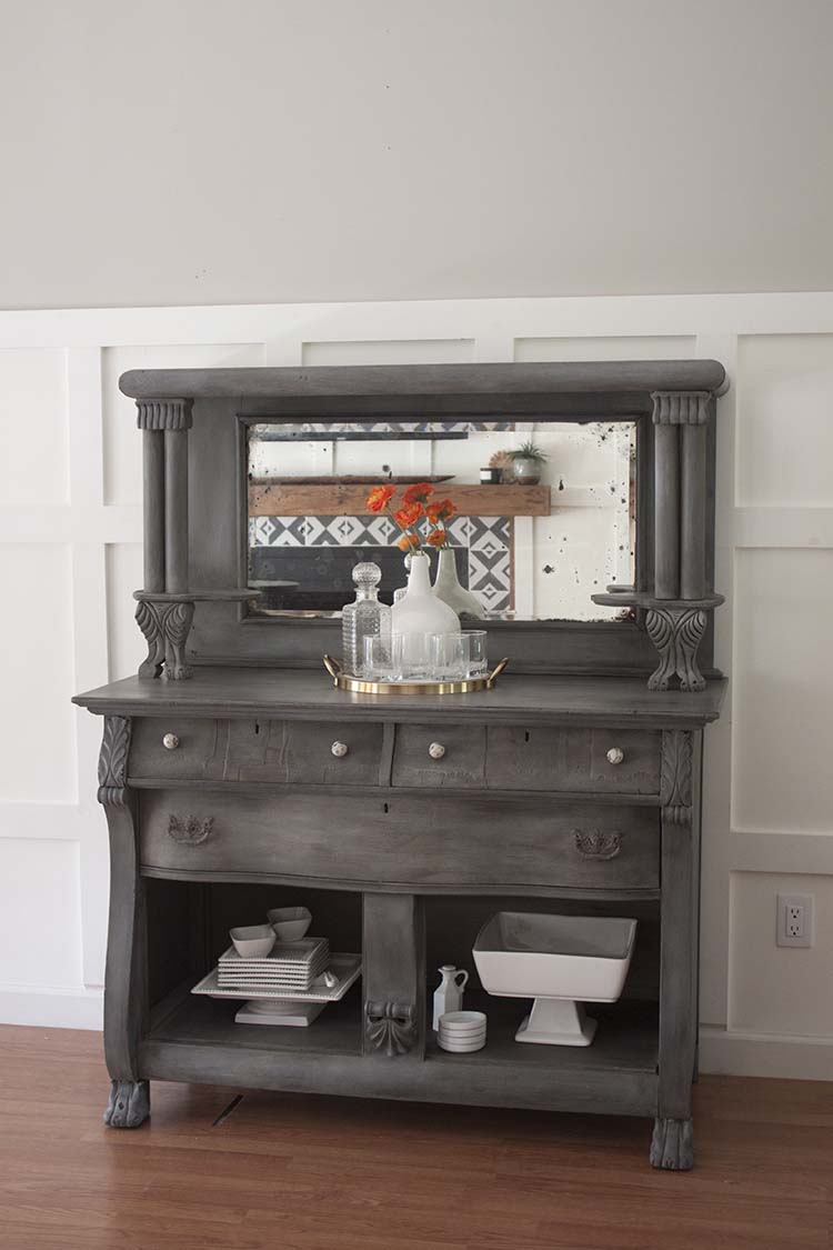 Antique buffet clearance