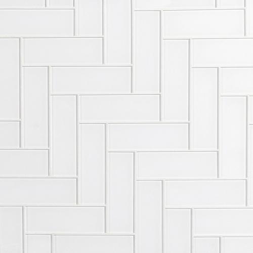 white glass tile