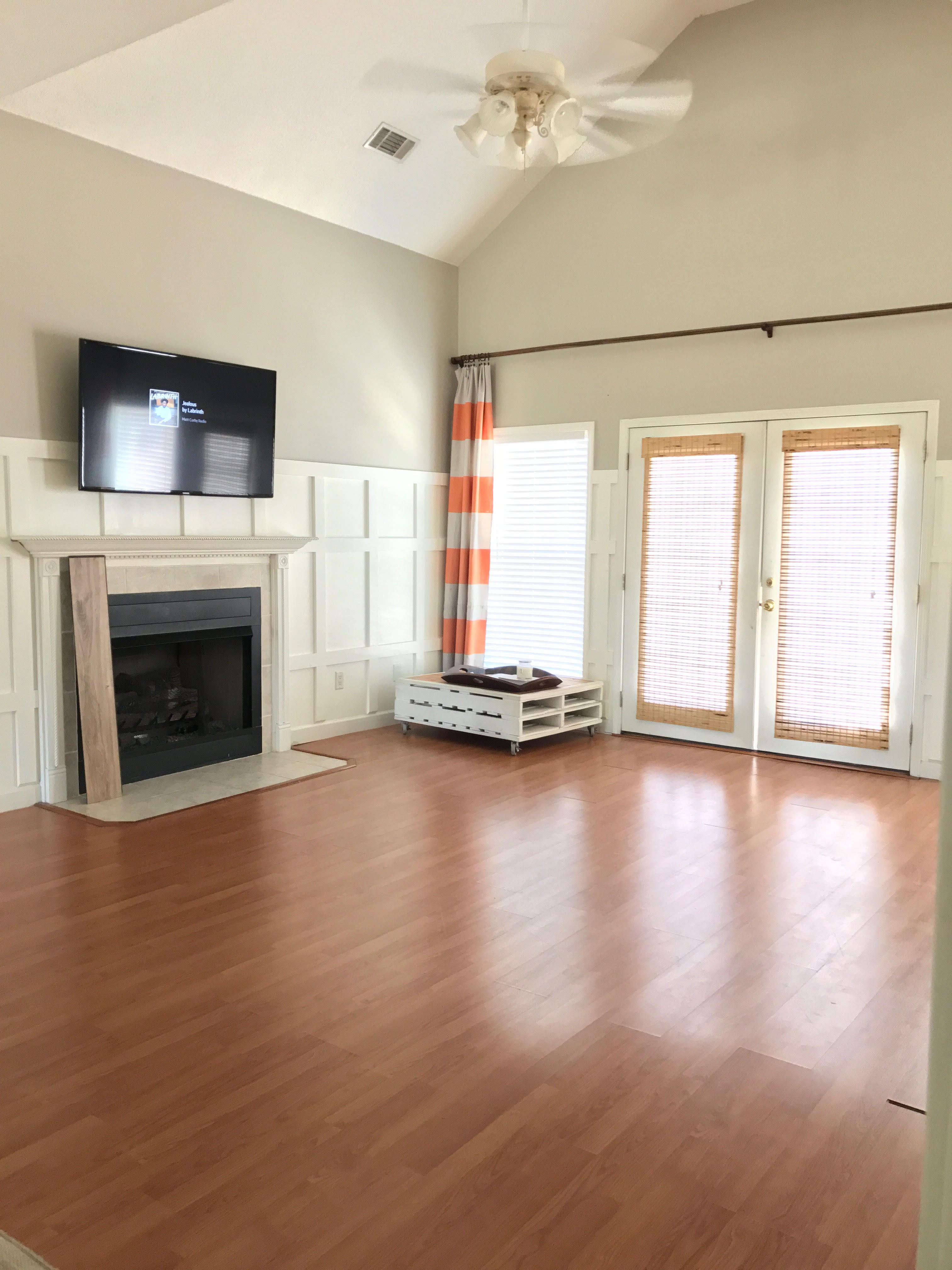 open concept living room