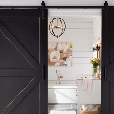 Black Barn doors