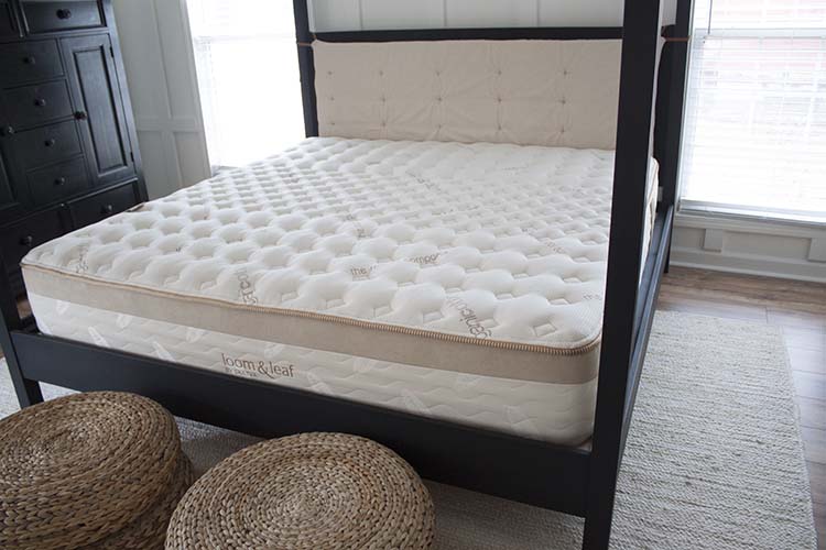 quilted mattress black bed 