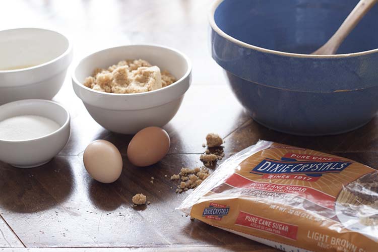 brown sugar eggs cookie ingredients 