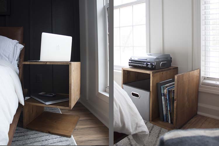 Modern DIY Side Table Two Ways Southern Revivals