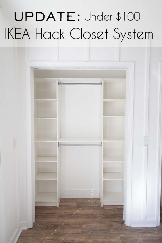 Our Under 100 IKEA Hack Closet Makeover Southern Revivals