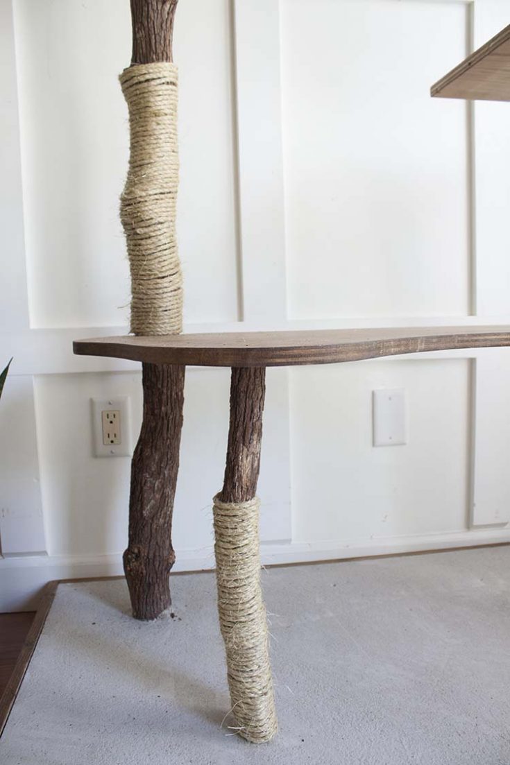 DIY Cat Tree Play Tower on the Cheap Southern Revivals