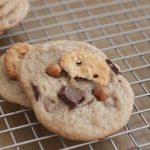 Chewy Chocolate Chunk Caramel Pretzel Cookies